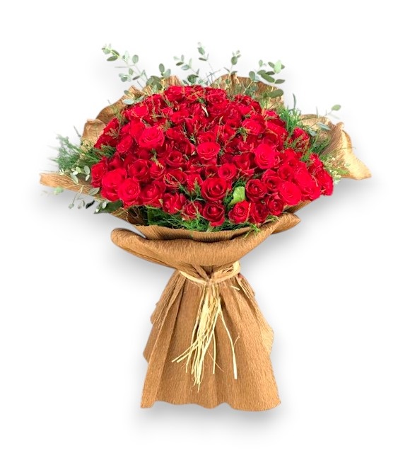 101 Adet Gül Buketi 