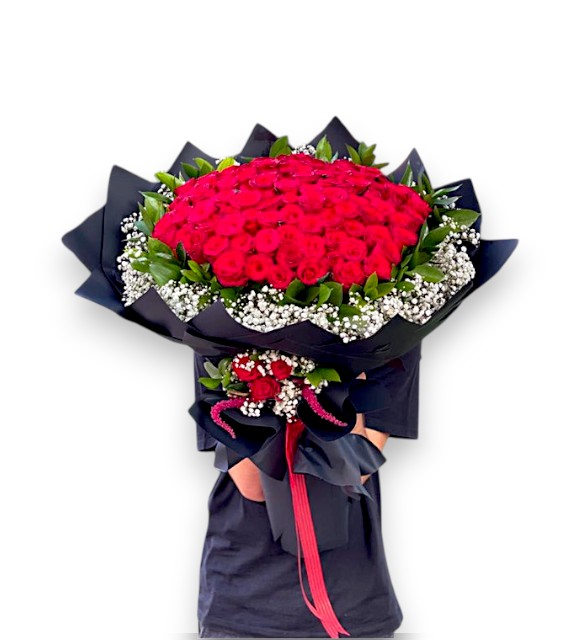 101 Adet Gül Buketi Butik Tasarım