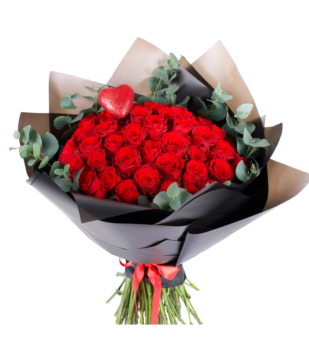 51 li Kırmızı Gül Buketi