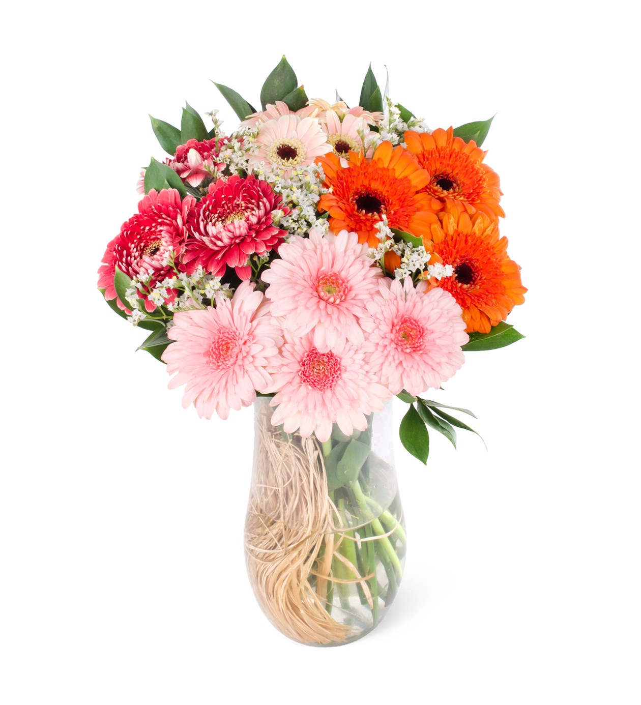 Cam Vazod Renkli Gerbera