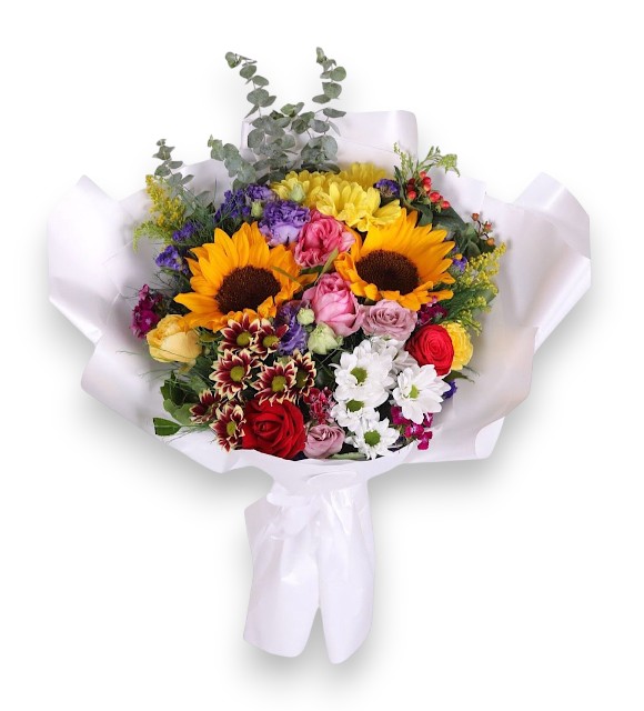 Rengarenk Papatya Buketi